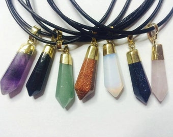 NEW - Crystal Pendulum Choker