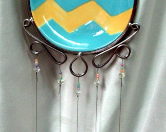 Easter Egg Decor Stained Glass Chimes