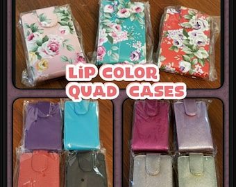 Customized Lip Boss / Gloss Quad Cases for your LipSense colors/glosses