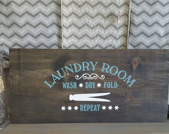 Laundry room sign, laundry sign, laundry room decor, wood laundry room sign, wooden laundry room sign, farmhouse laundry sign