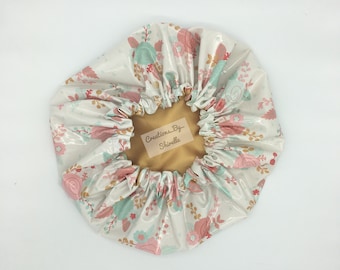 Satin shower cap/bonnet