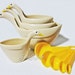 Plastic Goose Measuring cups and measuring spoon set (Japanese cup size)