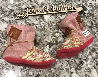 Ankle Baby Slippers- Size 2