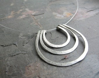 Ripple - Sterling Silver Cable Necklace