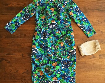 Vintage 1960's Floral Dress