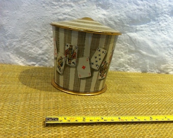 Vintage tin can decoration beautiful deco lithography ?
