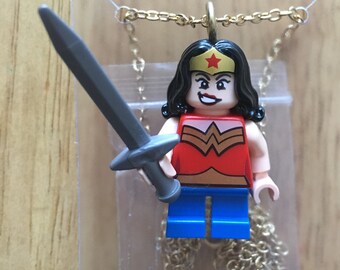 Wonder Woman Mini-fig Necklace
