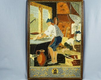 Vintage Delft Ceramic Plaque