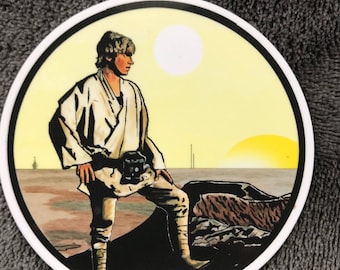 Luke Skywalker STAR WARS Waterproof Sticker