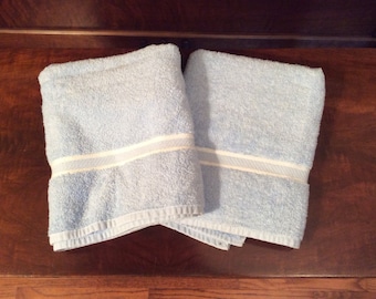 Set of 2 Vintage Full Sized Cannon Bath Towels
