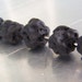 Polymer Clay Beads Black Lava Beads