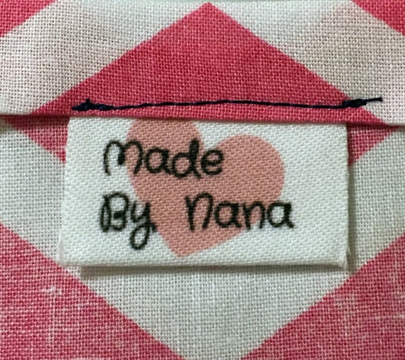 30 Personalized Fabric Clothing Labels Iron on/Sew on Labels