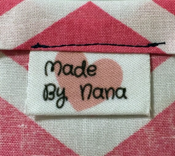 Where to sew name labels