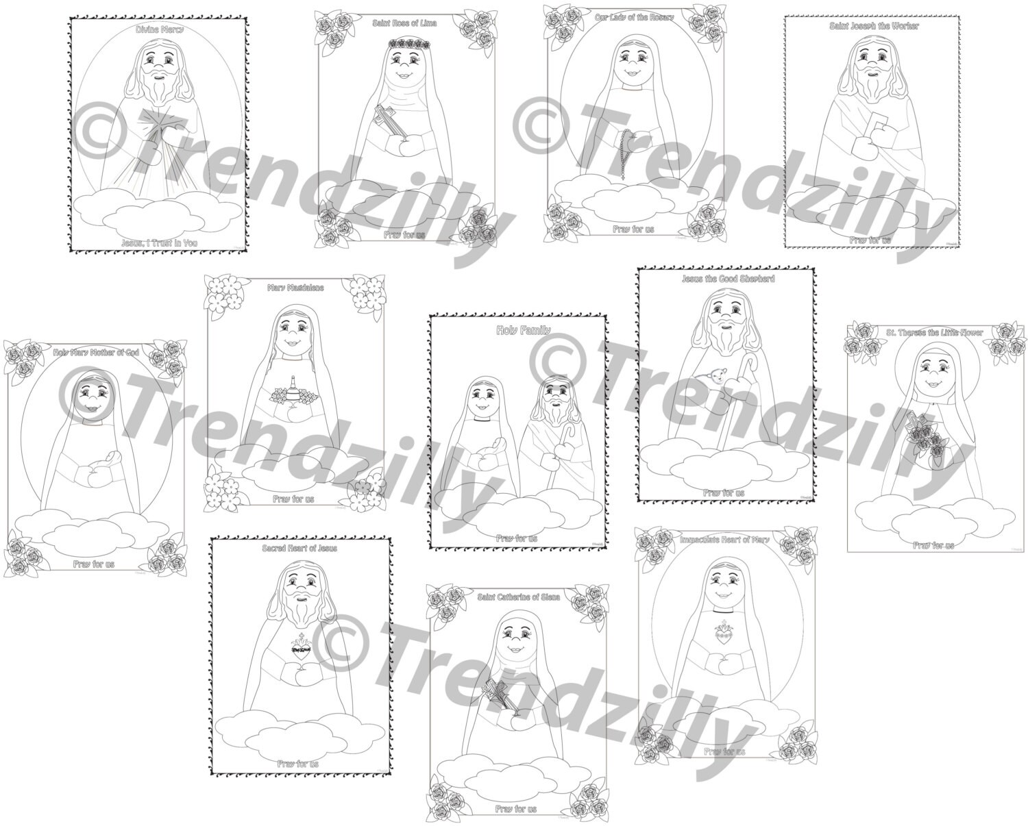Soft Saint Coloring Book, Saint Coloring Book, Kids Coloring Book ... Soft Saint Coloring Book, Saint Coloring Book, Kids Coloring Book ...