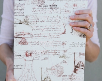 Da Vinci Notebook Sketchbook or Journal // Coptic