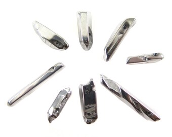 Polished Silver Quartz Sticks - (8x) (NS835)