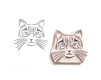Kitty Cat Rubber Stamp | 024131