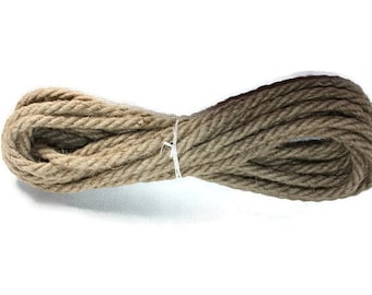 10 mm Jute Cord Natural = 11 Yards = 10 Meters Jute Rope Jute Cord Natural Fiber Rope Burlap String Cording Natural Jute Rope Wilde Treasure