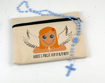 Holy Communion Angel Pencil Case Stationery for children First Communion Confirmation Gift 1st Holy Communion Religious Gift Pencil Pouch