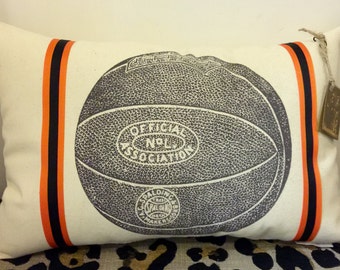 Vintage Basketball Pillow