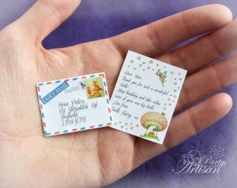 INSTANT EDITABLE Tiny Tooth Fairy letter AND certificate!