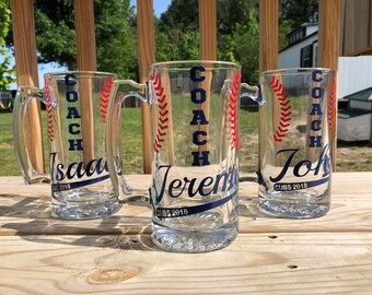Custom Coach Mugs, Custom Baseball coach Mugs, Coach gifts, softball coach gifts, softball coach, custom baseball coach gift, softball gift