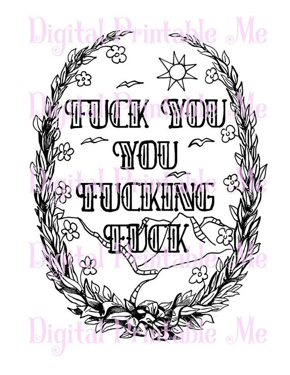 swear word coloring book printable instant download mature curse word cuss word coloring pages adult colouring swear coloring sheet - Coloring Book Sheets swear word coloring book printable instant download mature curse word cuss word coloring pages adult colouring swear coloring sheet - Coloring Book Sheets