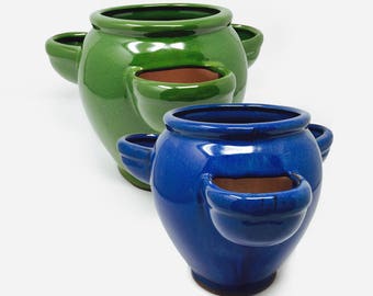 Mini Ceramic Strawberry Pot Planter