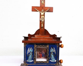 Vintage Last Rites Box Stations Of The Cross