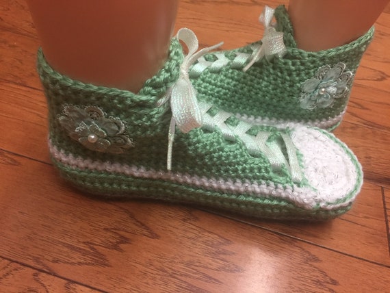 tennis shoe slipper pattern