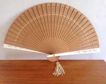 Wooden Handheld Fan