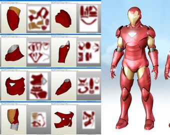 iron heart suit pepakura diy