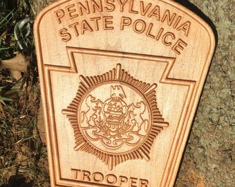 Pennsylvania State Police plaque