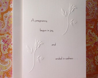 Pregnancy Loss Sympathy Card E