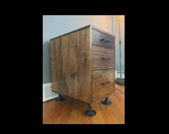 Black Walnut Drawer Unit