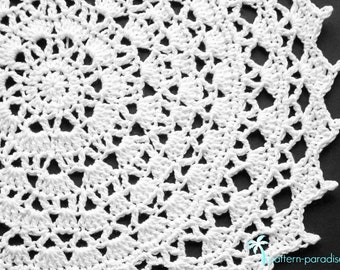 Crochet Pattern Doily Mandala Rug Clea PDF 16-229 INSTANT DOWNLOAD