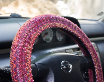 Steering wheel cover – Warm winter steer cover – car decor, accessories – automobile gift, car gift