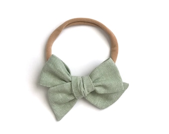 Mini Pinwheel Bow - Willow
