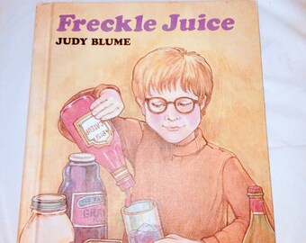 Freckle Juice by Judy Blume (1971, Hardcover) new