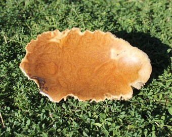 Burl Wood Bowl - Australian Snap and Rattle Burl Wood Bowl - Hand Made in Australia