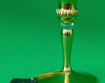 Vintage Partylite Solid Brass 5" Richmond Taper Candle Holder, Demo Use Only