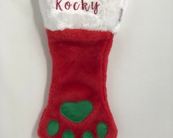 Paw Dog Stocking Personalized with Name