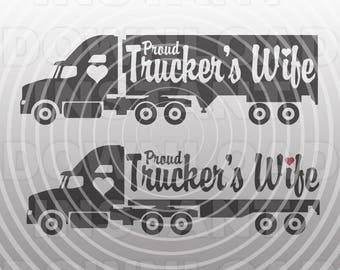 Truck driver svg | Etsy