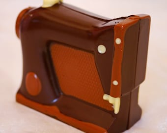 Hand-made Belgian Chocolate Sewing Machine