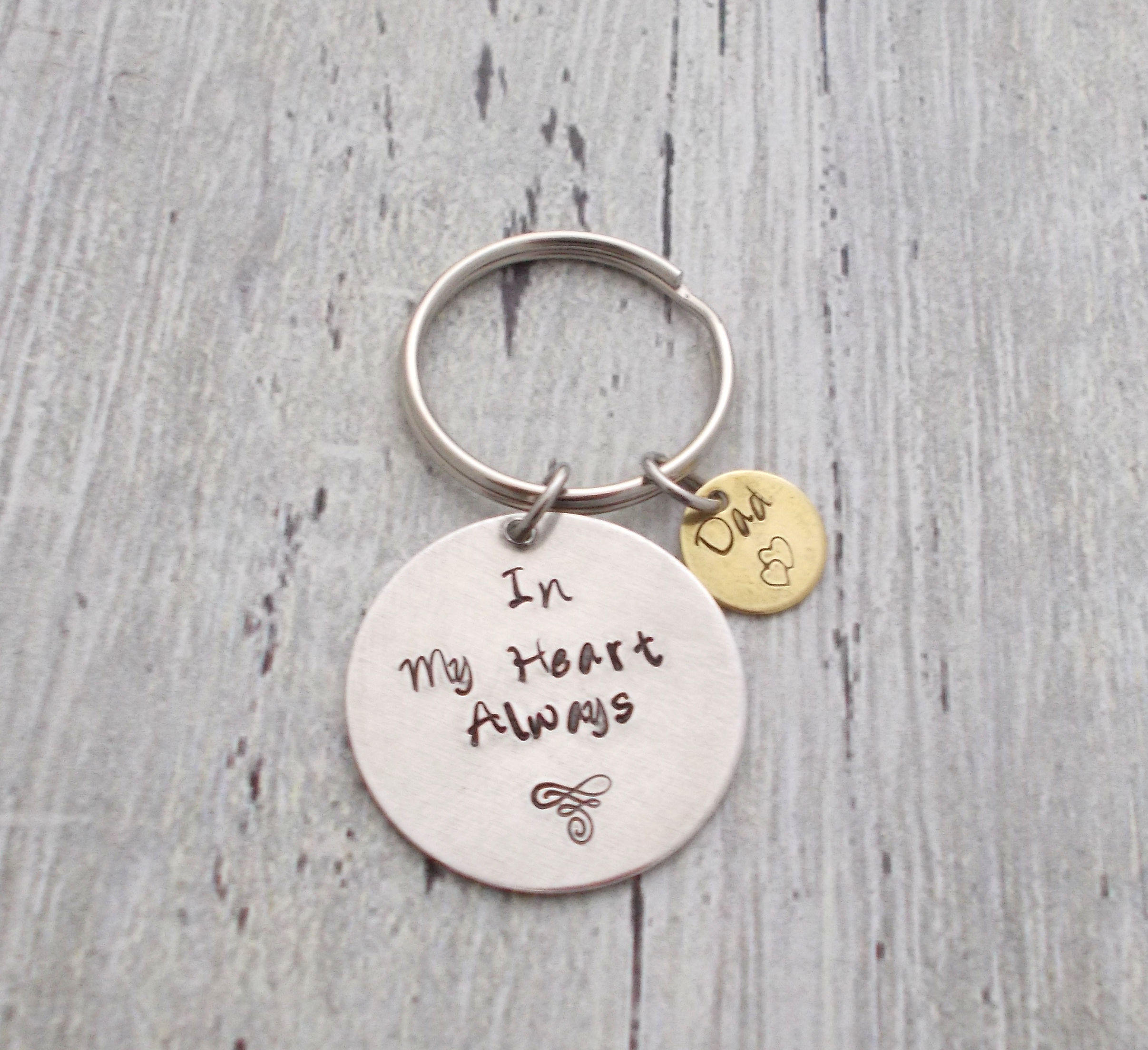 Personalized Memorial Keychain Memorial Keepsake Memorial
