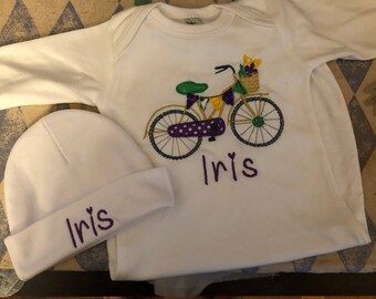 Mardi Gras Bike Shirt (personalized)