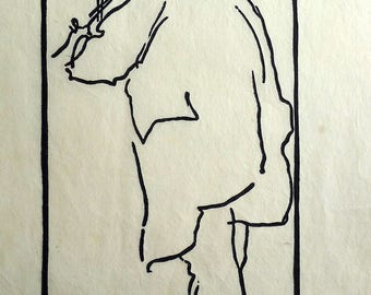 1910 wood cut by Gausden, Sidney H. E.