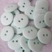 Plain Pale Green Buttons 18mm 24 pieces