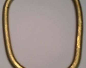 Vintage Monet Necklace Gold Coil Costume Jewelry