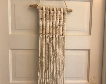 SALE knotted macrame wall hanging